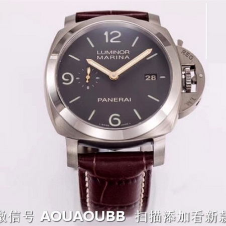 沛纳海（Panerai）LUMINOR系列PAM351钛壳  全自动机械手表