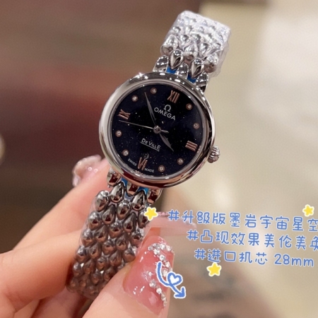 BV精品 欧米茄 OMEGA 精品女神水滴系列女士时尚腕表 直径27mm