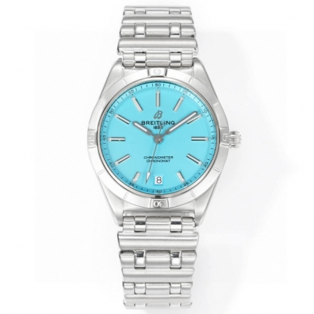 BLS最新高端精品 百年灵机械计时系列女士全自动机械腕表 搭载顶级进口2824机芯 直径36mm/厚度10mm