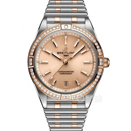 BLS最新高端精品 百年灵机械计时系列U10380591K1U1女士全自动机械腕表 搭载顶级进口2824机芯 直径36mm/厚度10mm