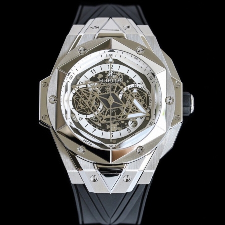 Hublot 宇舶 Big Bang Sang Bleu II 刺青男士机械腕表...