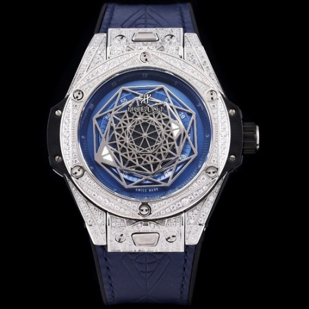 V6厂 HUBLOT宇舶BIG BANG大爆炸系列SANG BLEU刺青415....