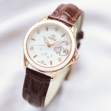 VR出品 欧米茄（omega）时尚系列女士全自动机械腕表 直径34mm