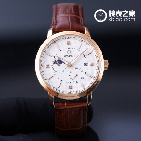 SSS出品  欧米茄（omega）商务系列男士月相全自动机械腕表 直径40mm