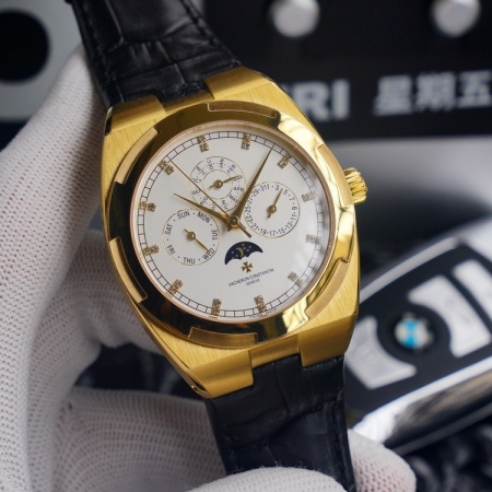 TW江诗丹顿（Vacheron Constantin)传承系列多功能全自动机械男...