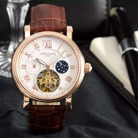 百达翡丽（Patek Philippe）复杂功能计时星辰显示男士机械手表